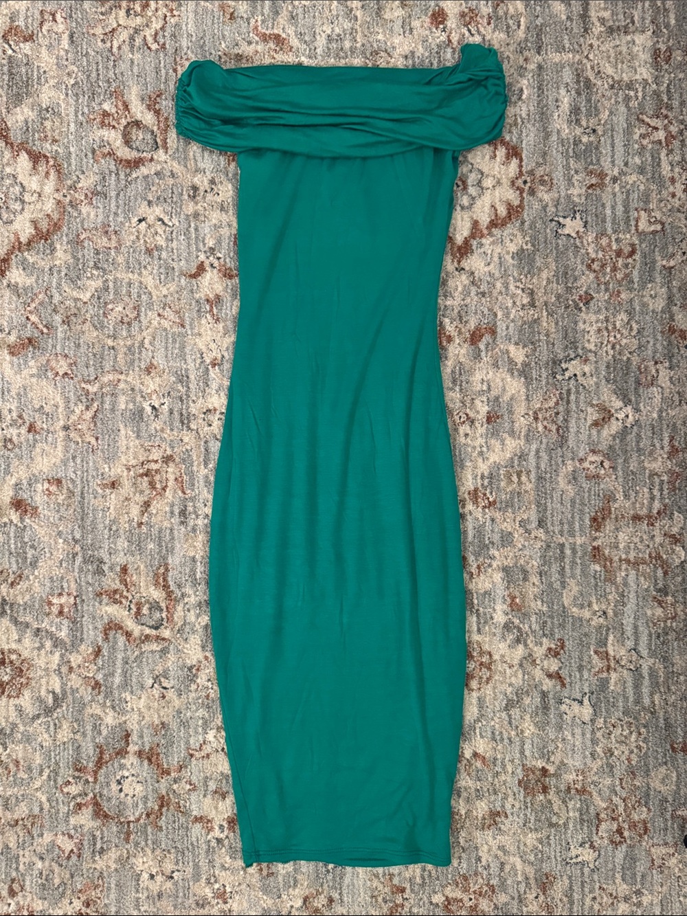 Fashion Nova Off-Shoulder Kelly Green Bodycon Dress - Women